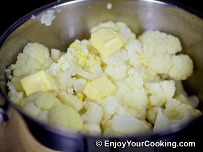 Garlicky Mashed Cauliflower with Parmesan Recipe: Step 5