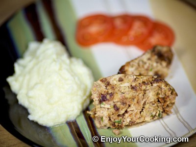 Prune and Walnut Stuffed Chicken Skin