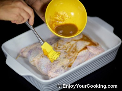 Prune and Walnut Stuffed Chicken Skin Recipe: Step 13