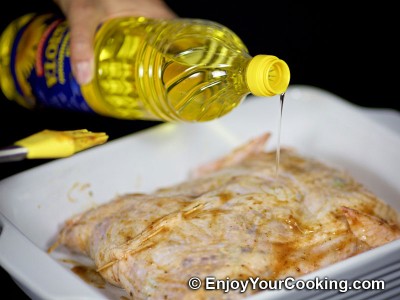 Prune and Walnut Stuffed Chicken Skin Recipe: Step 14
