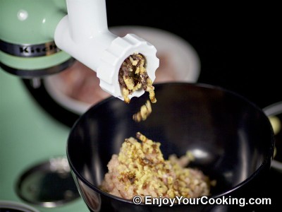 Prune and Walnut Stuffed Chicken Skin Recipe: Step 4