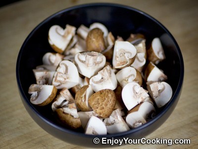Cabbage with Mushrooms and Sour Cream Recipe: Step 2