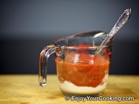 Add tomato sauce and water (if needed)