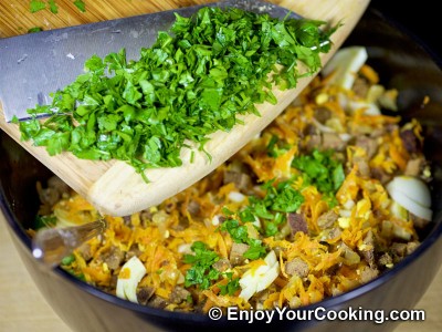Liver, Carrot and Egg Salad Recipe: Step 11