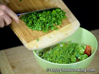 Raw Broccoli and Tomato Salad: Step 6