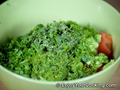 Raw Broccoli and Tomato Salad: Step 7