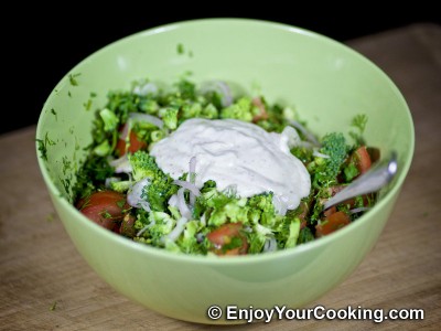 Raw Broccoli and Tomato Salad: Step 8