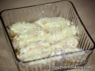 Baked Chicken Rolls with Cheese and Butter: Step 9