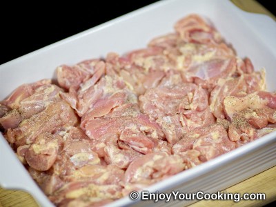 Baked Chicken Thighs in Mustard Soy Sauce: Step 6