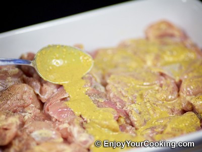 Baked Chicken Thighs in Mustard Soy Sauce: Step 7