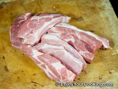Deep Fried Pork Rolls with Pickles: Step 4