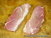 Season each cutlet with salt and pepper