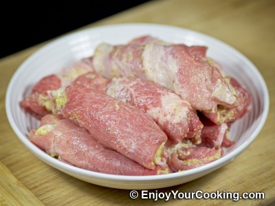 Deep Fried Pork Rolls with Pickles: Step 7