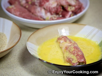 Deep Fried Pork Rolls with Pickles: Step 8