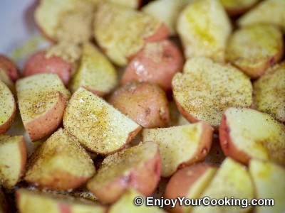 Oven Roasted Veggies with Fajita Spices: Step 3
