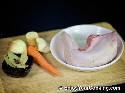 Boiled Beef Tongue: Step 1