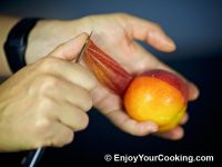 How to Blanch Peaches: Step 4a