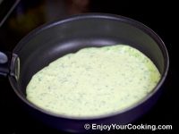Add more batter if needed to cover the base