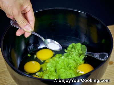 Zucchini Crepes: Step 4
