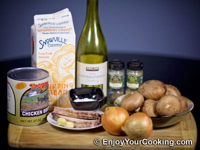 Jäger Sauce (Mushroom Hunter Sauce): Step 1