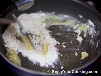 Mix with spatula