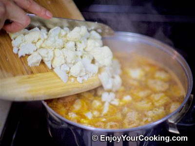 Italian Sausage Soup with Cauliflower: Step 12