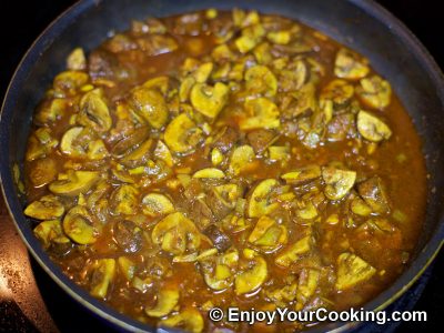 Mushroom Curry: Step 10