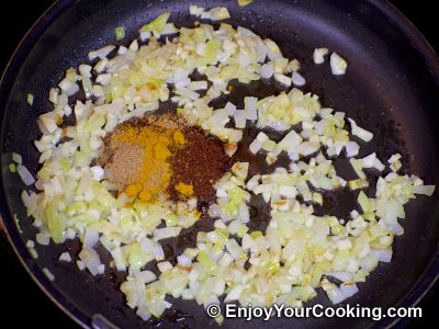 Mushroom Curry: Step 4