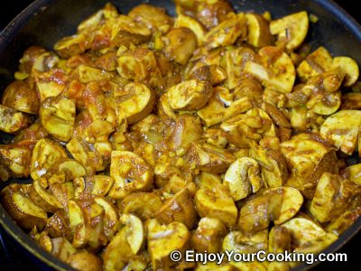 Mushroom Curry: Step 9