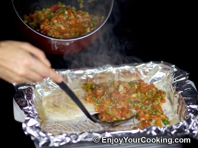 Baked Cod in Tomato Sauce: Step 10