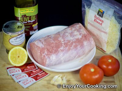 Tomato and Cheese Stuffed Pork Loin: Step 1