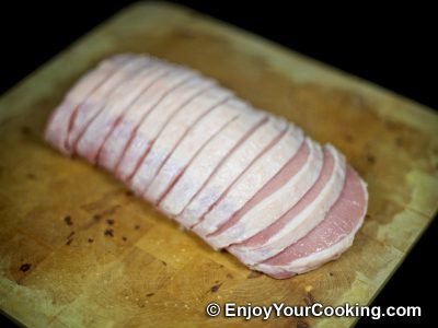 Tomato and Cheese Stuffed Pork Loin: Step 3
