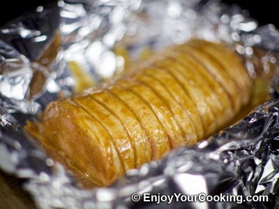 Tomato and Cheese Stuffed Pork Loin: Step 5b
