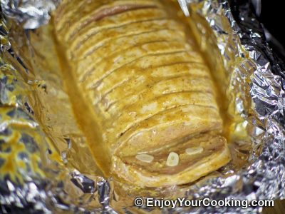 Tomato and Cheese Stuffed Pork Loin: Step 7