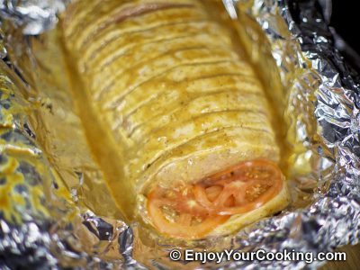 Tomato and Cheese Stuffed Pork Loin: Step 8