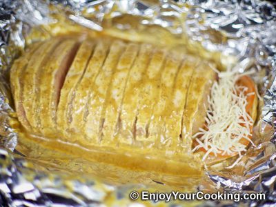 Tomato and Cheese Stuffed Pork Loin: Step 9