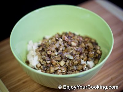 Chicken, Tomato and Mushroom Salad: Step 7