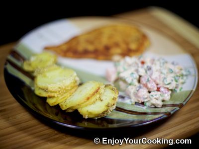 Sliced Rosemary Baked Potato