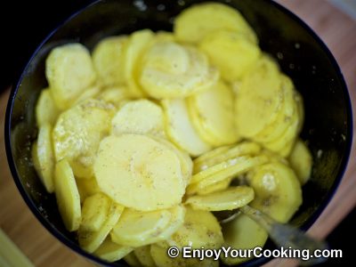 Sliced Rosemary Baked Potato: Step 8
