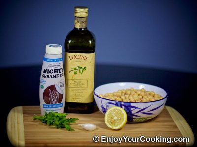 Homemade Chickpea Hummus: Step 1