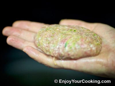 Zucchini and Beef Patties: Step 10