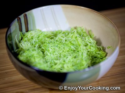Zucchini and Beef Patties: Step 2