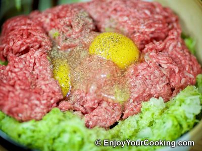 Zucchini and Beef Patties: Step 7