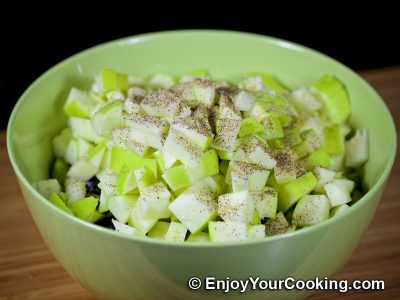 Apple and Cucumber Salad with Chicken: Step 6
