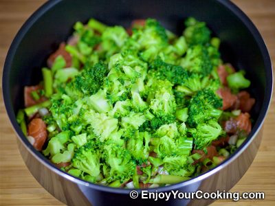 Salmon and Broccoli Frittata: Step 13