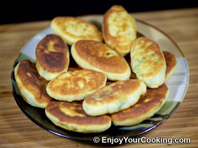 Fried Pies with Green Onions and Boiled Eggs: Step 13