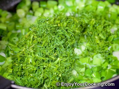 Fried Pies with Green Onions and Boiled Eggs: Step 4