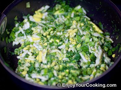 Fried Pies with Green Onions and Boiled Eggs: Step 7