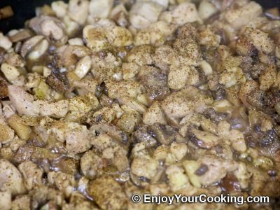 Mushroom and Chicken Stuffed Pasta: Step 6