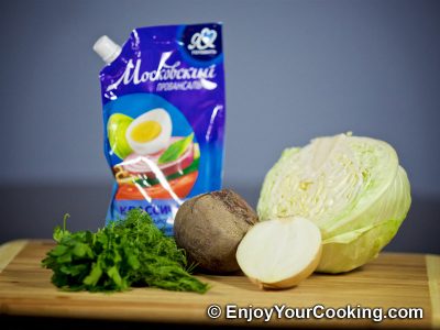 Raw Beets and Cabbage Salad 1